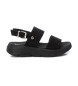 Xti Ledersandalen 143872 schwarz
