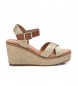 Xti Sandalias 045173 dorado, marrn -Altura cua: 7cm-