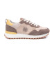 Xti Leder Turnschuhe 143594 taupe