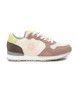 Xti Leather trainers 143608 beige