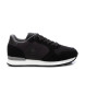 Xti Leather trainers 143608 black