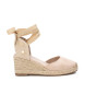 Xti Sandalias de piel 143841 beige