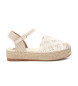 Xti Espadryle 144022 beżowy