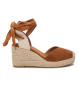 Xti Espadryle 130354 brązowe