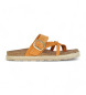 Yokono Leather sandals Arena 003 orange