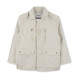 Zadig & Voltaire Military beige cotton canvas jacket