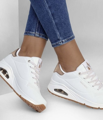 Para buscar refugio Sin lugar a dudas Seducir Comprar zapatillas Skechers para mujer en tienda online | Esdemarca
