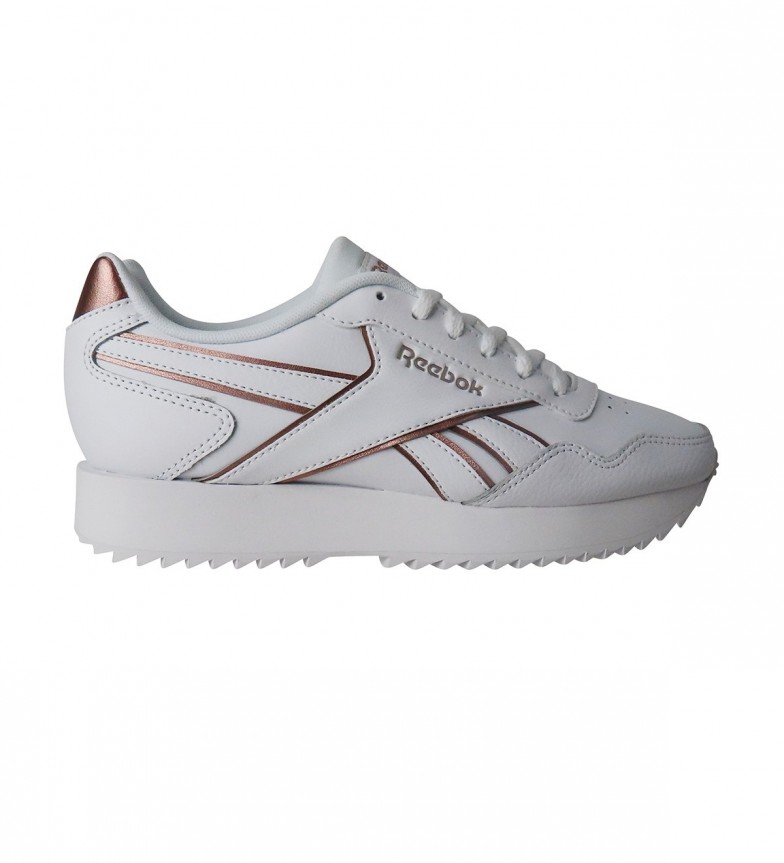 delincuencia Taxi Concurso Reebok Royal Glide Ripple Doub leather sneakers white - ESD Store fashion,  footwear and accessories - best brands shoes and designer shoes