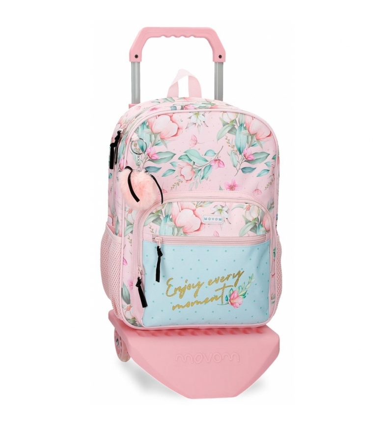 Joumma Bags Movom Enjoy Every Moment backpack trolley pink -30x38x12cm