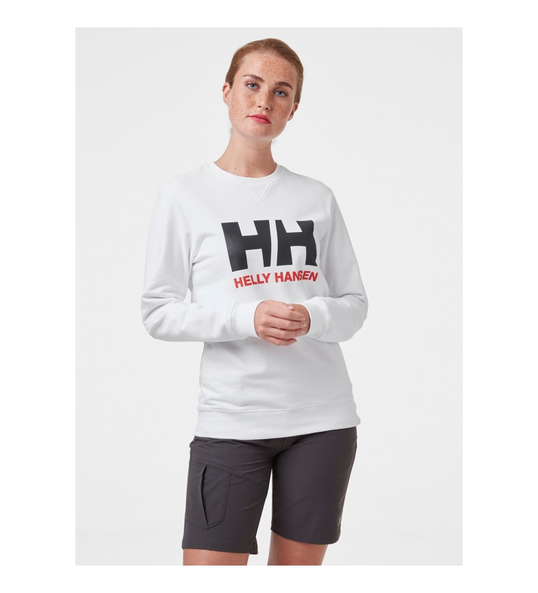 Helly Hansen Sudadera W HH Logo blanco