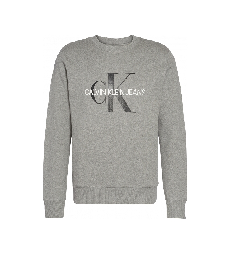 Calvin Klein Sweatshirt avec logo gris