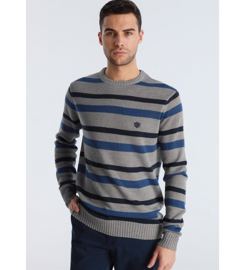 Bendorff Striped sweater 8044542 grey