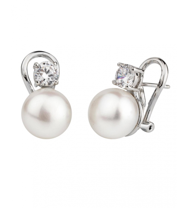 VIDAL & VIDAL Earrings Essentials pearl 10mm silver
