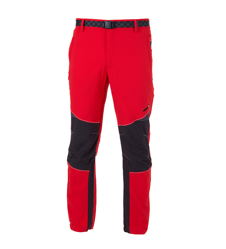 Izas Pantaln Outdoor RojoNegro Coruna Elstico TJ3FlcK1