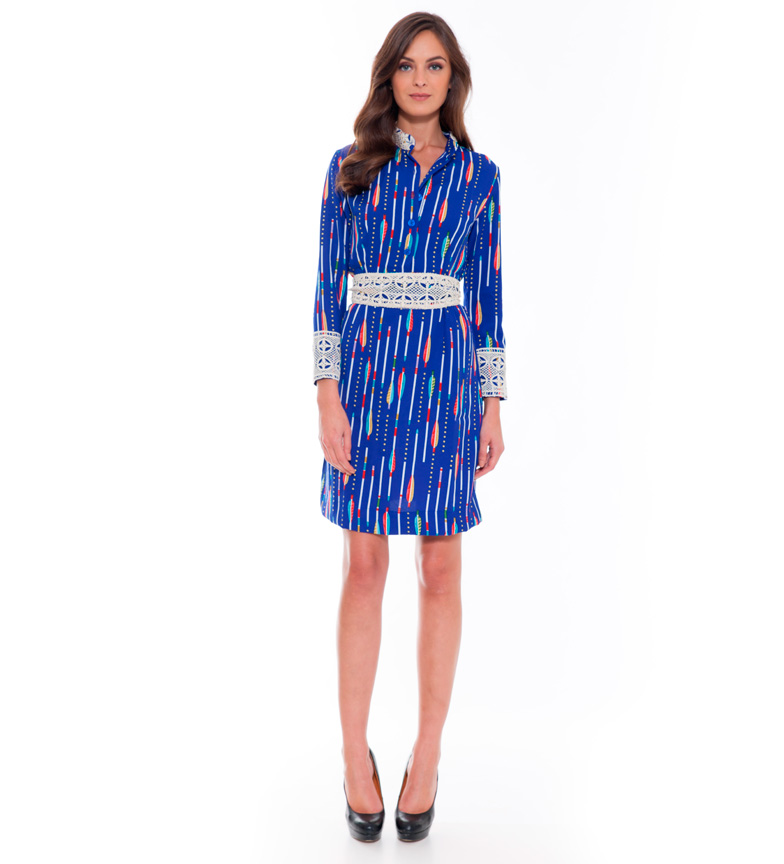 Vestido Shanon Azul Almatrichi Bot Almatrichi Shanon Azul Bot Vestido FcKJTl1