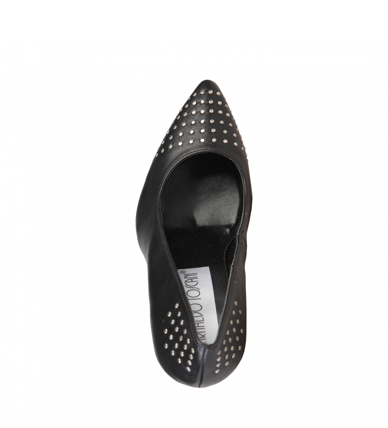 Arnaldo Piel 5cm Toscani Zapatos Color Tacn9 De Negroaltura OXiTwkZuP