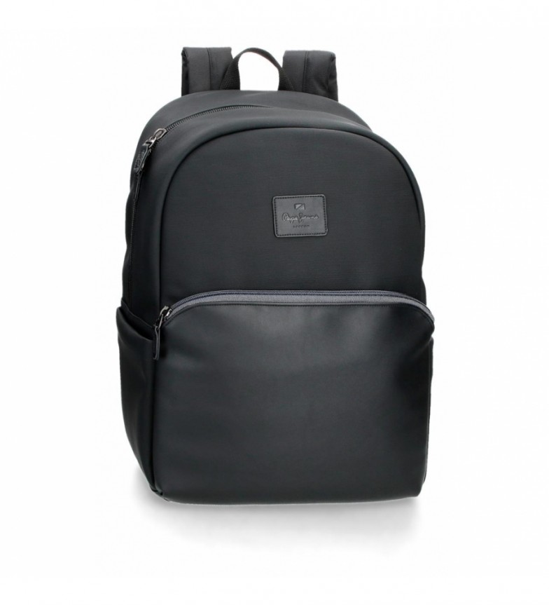 Egham Mochila para Portátil Adaptable Negro 31x44x15 cms Poliéster 20,46L  Pepe Jeans de hombre de color Negro