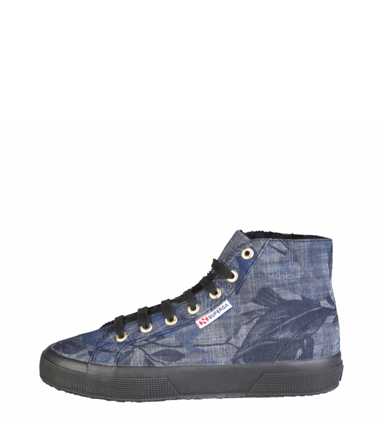 Superga Scarpe blu Colore dei fiori Donna Superga Scarpe blu Colore dei fiori Donna