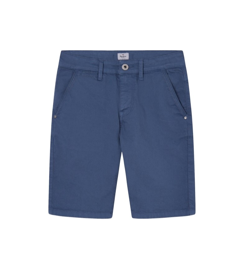 Pantaloncini Chino Pepe Jeans Blueburn Per Bambini E Ragazzi, Vestibilità Regolare, Tascati, Design Moderno E Comodo