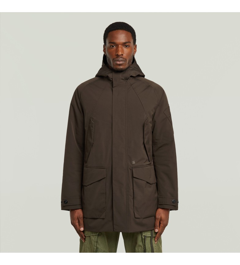 G-star Parka Multipocket Padded Deep Brown S 9