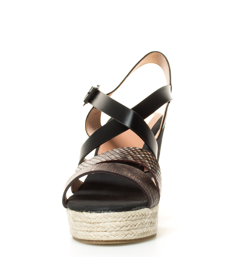 Elio Berhanyer Otilia Cua10cm Negroaltura Sandalias K3ulF1JcT