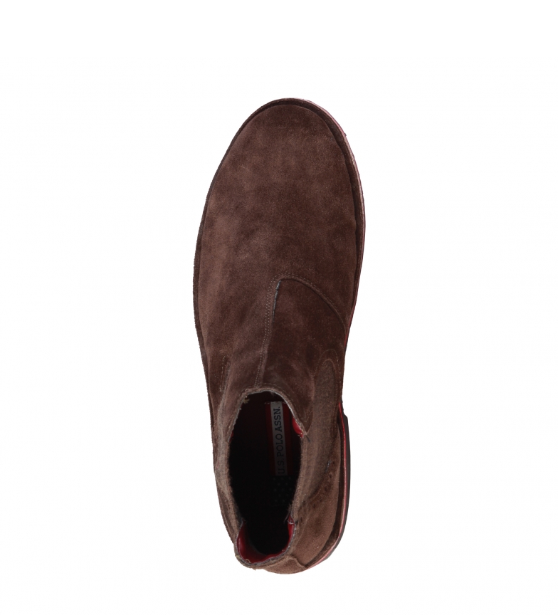 U sPolo Piel Walt Botines Marrn De VzpUqMS