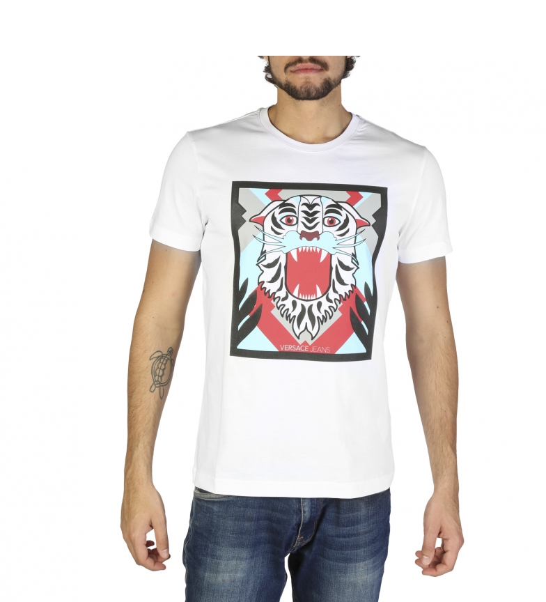 White Versace Jeans B3grb71e36598 Camisetas PXZkuOi