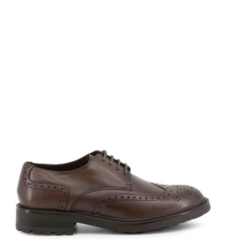 De Piel Con Lumberjack Cordones Zapatos 001 Sm52504 Brown 43j5RLAq