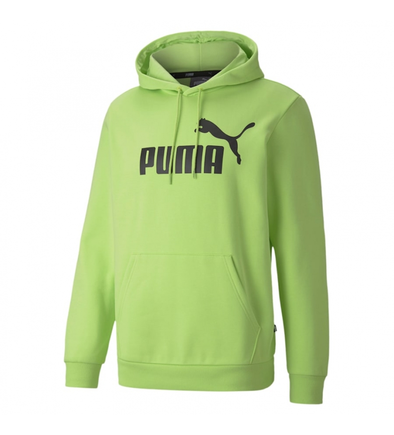 Puma ESS Hoodie FL Big Logo green