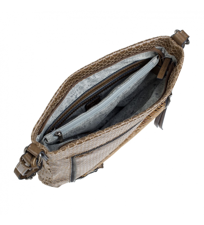 Bolso Bandolera De Mujer Con Cremallera Triple Compartimento Interior 302144 Bolso Bandolera De Mujer Con Cremallera Triple Compartimento Interior 302144