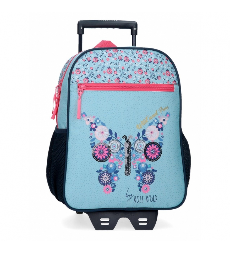 Roll Road Roll Road Wild and free Preschool Backpack with trolley -27x33x11cm