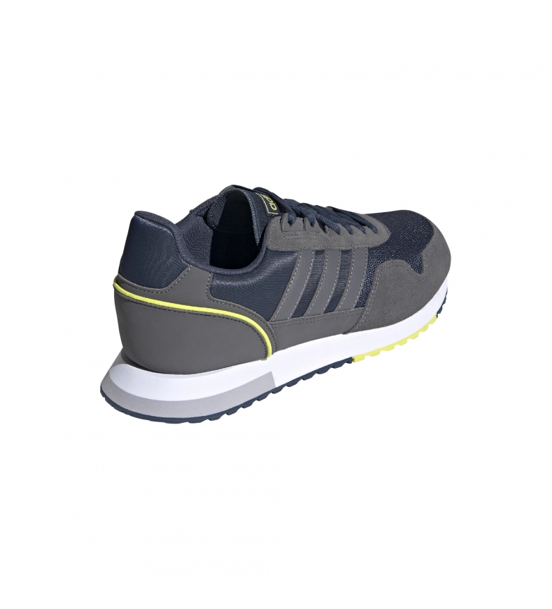 adidas Leather Running Shoes 8K 2020 grey - Esdemarca Store fashion,  footwear and accessories - best brands shoes and designer shoes