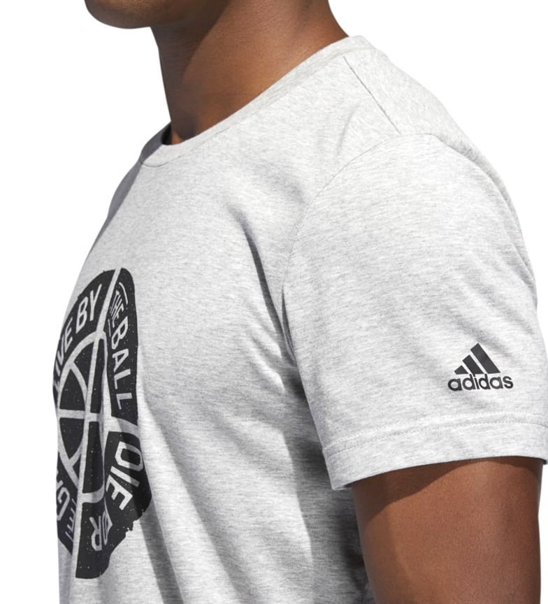 Camiseta Gris Graphic By Live Ball Adidas QrsxdCth