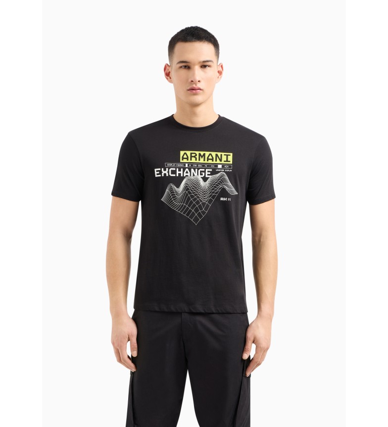 Armani Exchange Standard-T-Shirt schwarz - Esdemarca Geschäft für  