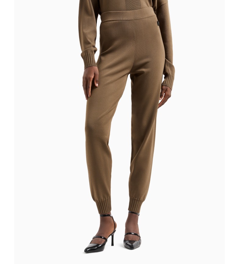 パンツ ARMANI COLLEZIONI archive brown pants GIORGIO ARMANI COLLEZIONI Mens Brown Viscose/Polyester Dress