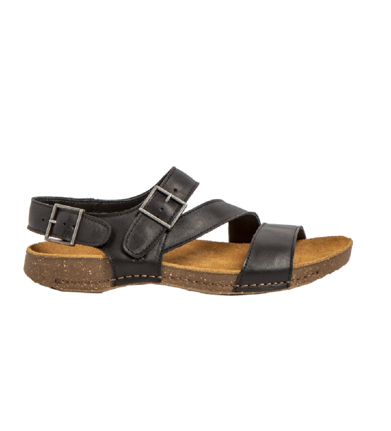 Art Calzado Memphis Art Sandalias De Piel 0999 Negro
