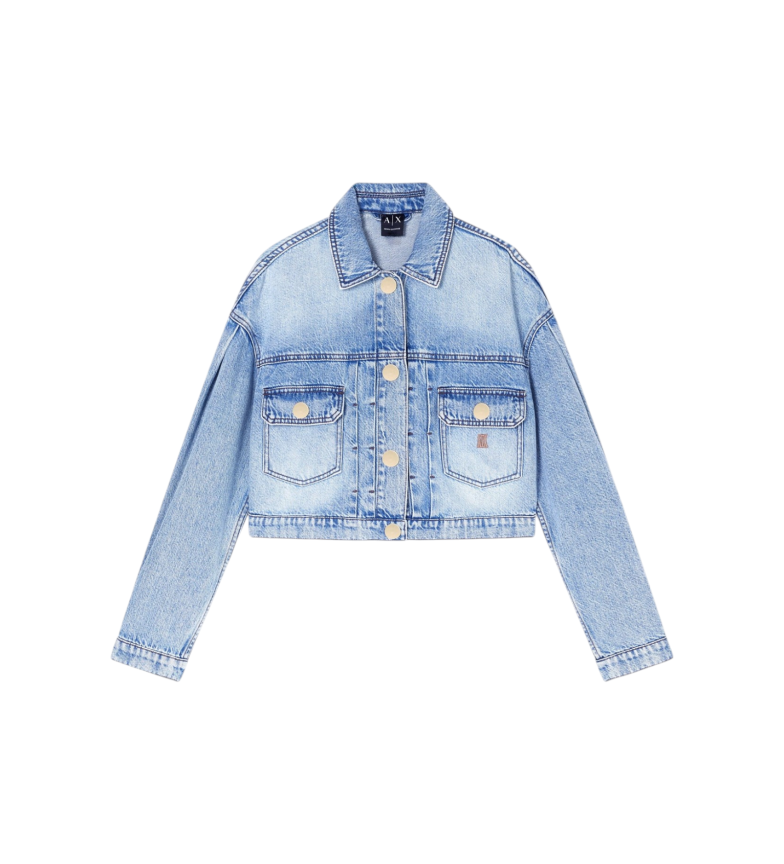 A|X Armani Exchange Blue denim jacket - Esdemarca Store fashion