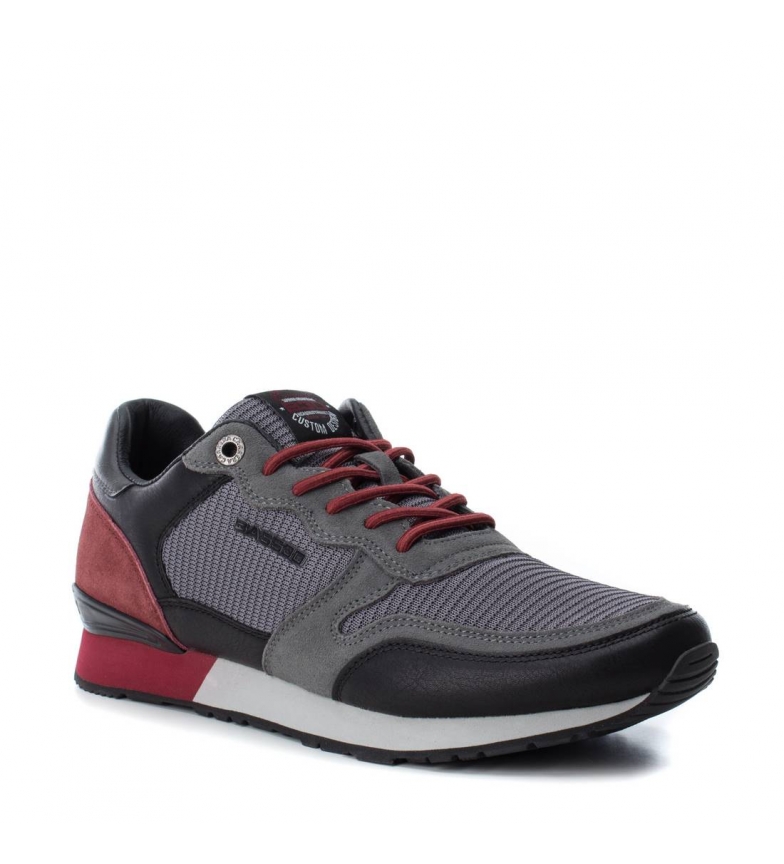 a Deportivo Bass3d Zapato 040215 Gris Plano By Xti 1c3JTulFK