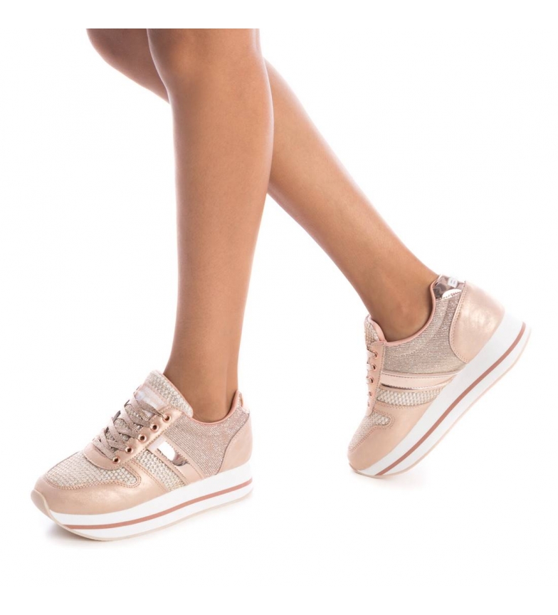 Scarpe 041630 Altezza Bass3d Xti Basso By Donna Suola Tessuto A Nudo 3cm 1 Ftw6qE6