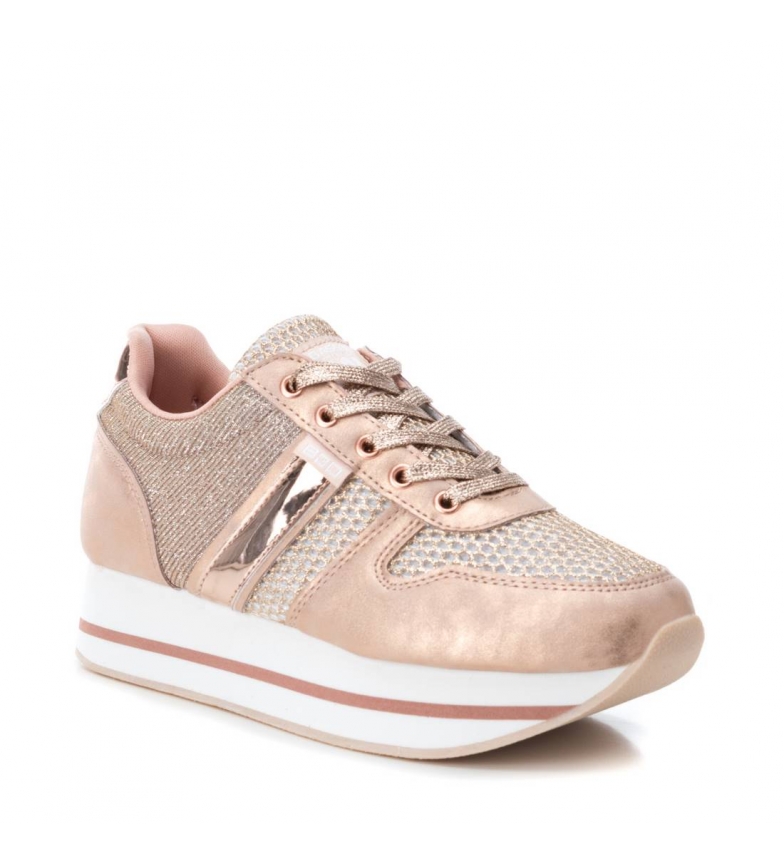 Scarpe 041630 Altezza Bass3d Xti Basso By Donna Suola Tessuto A Nudo 3cm 1 Ftw6qE6