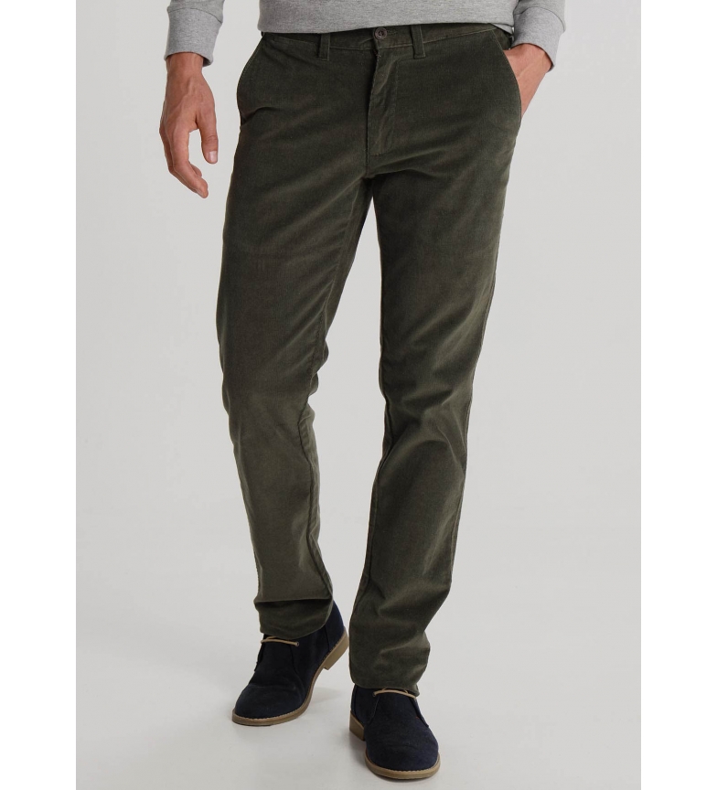 Pantalon bleu marine. Chino. Bendorff. Coton. Elasthanne. Taille 46