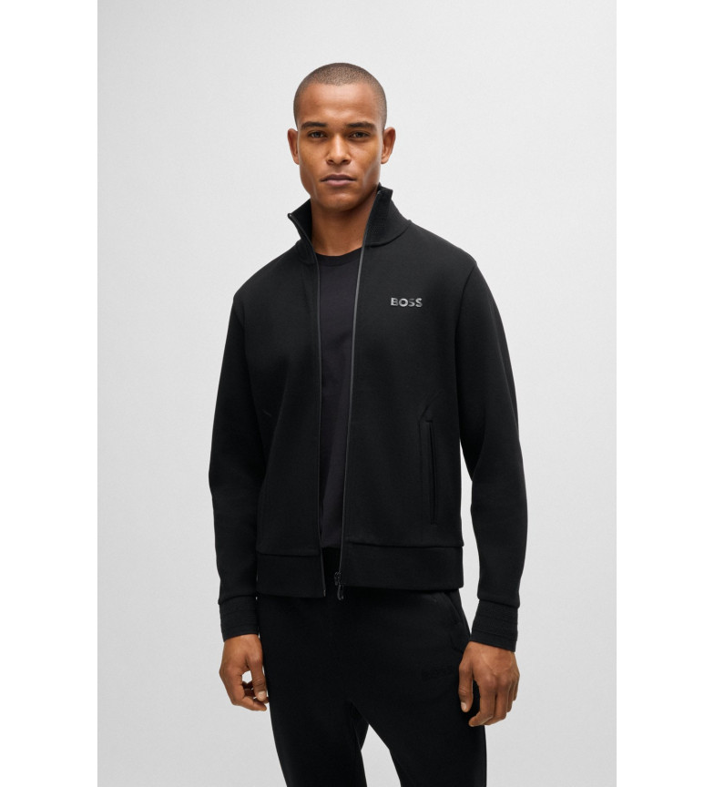 BOSS Sweat Skaz Mirror noir Esdemarca Store mode chaussures et accessoires chaussures de grandes marques et chaussures de createurs