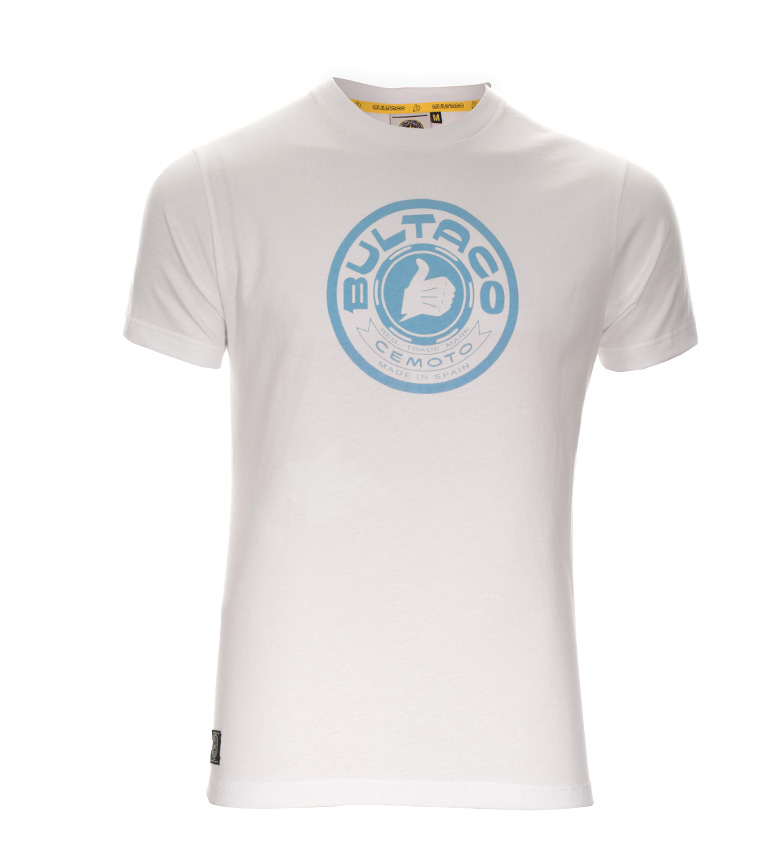 Camiseta Bultaco 01101002 Camiseta Bultaco Bt Blanco 4R53AjL