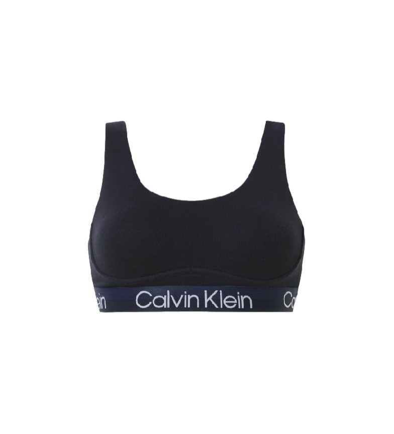Calvin Klein Soutien-gorge Bralette - Structure moderne 000QF6685E noir