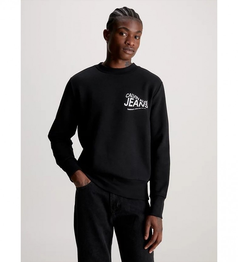 Calvin Klein Jeans Sweatshirt com logótipo preto - Esdemarca Loja moda,  calçados e acessórios - melhores marcas de calçados e calçados de grife