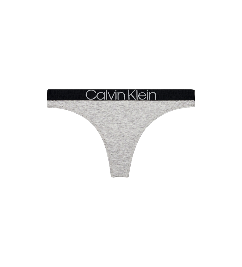 Calvin Klein Tanga 000QF6579E gris