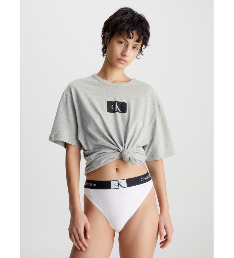 Calvin Klein Crew Ck96 graues T-shirt - Esdemarca Geschäft für Schuhe, Mode  und Accessoires - Markenschuhe und Markenturnschuhe | Rundhalsshirts