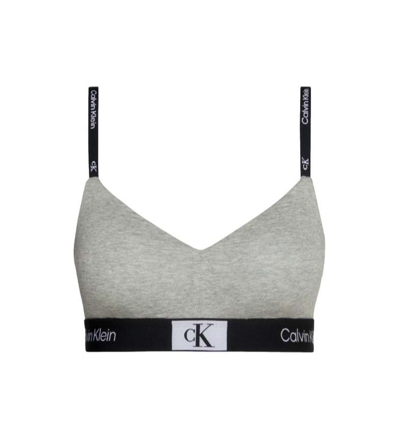 Calvin Klein Bra Straps Slim Bra Ck96 grey - ESD Store fashion