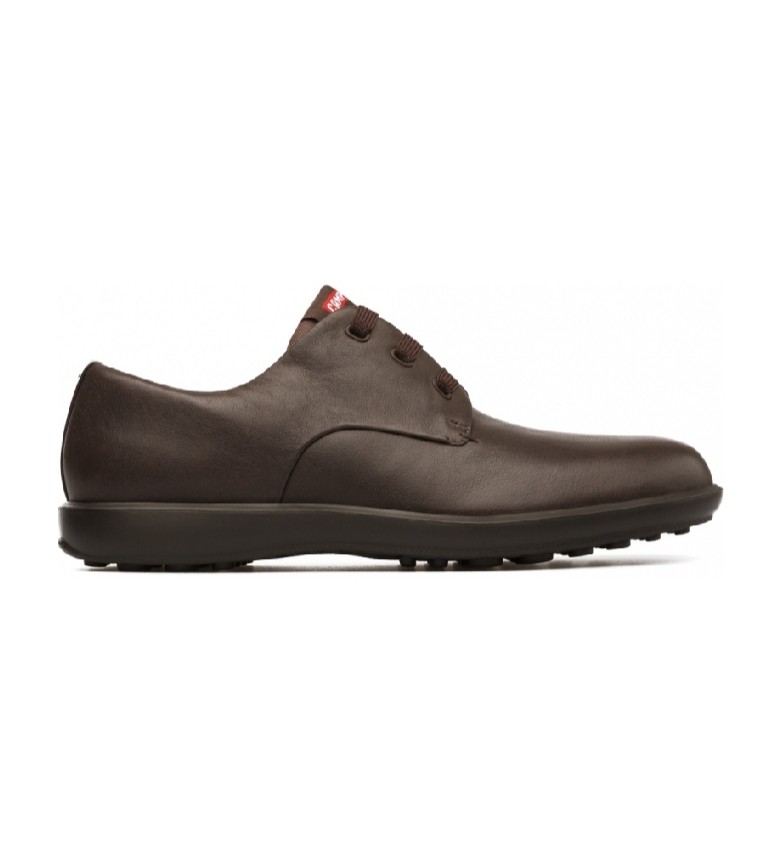 CAMPER Atom Work brown leather shoes