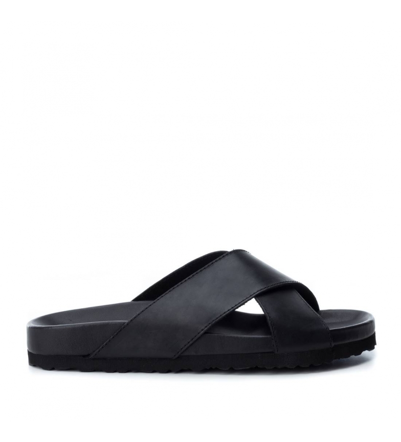 Londons Life - Sandalia plana de piel 066292neg negro Hombre chico Londons Sandalia Life - Sandalia Londons plana de piel 066292neg negro Hombre chico ab758b